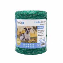 Obrázek k výrobku 73860 - Lanko pro elektrický ohradník, průměr 2,5 mm, zelené