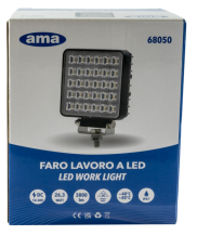 Obrázek k výrobku 62145 - LED pracovní světlo 12/24V 30W 3800LM s vypínačem