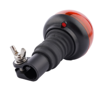 Obrázek k výrobku 63100 - LED zábleskový maják 12-24V, pružný, na tyčový držák