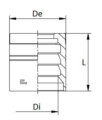 Specifikace - Lis. objímka 3/8" SAE 100 R2 - EN 853 2 ST