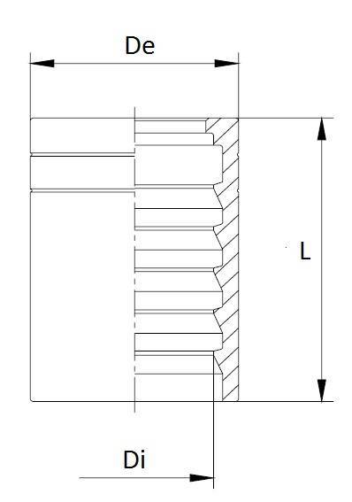 Specifikace - Lis. objímka 1/2" SAE 100 R1AT - EN 853 1SN