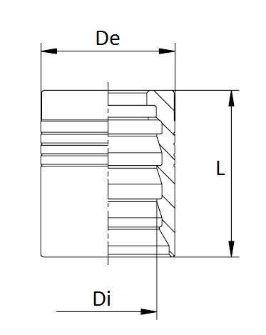 Specifikace - Lis. objímka 5/8" EN 856 4SP - 4SH