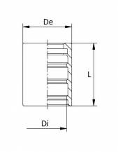 Obrázek k výrobku 58338 - Lis. objímka 5/16" pro termoplastické tvrzené hadice