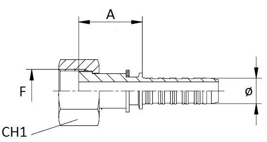 Specifikace - Lis. armatura s vnitřním závitem ORFS, 1"1/2", 2"