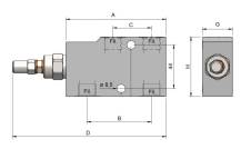 Obrázek k výrobku 29566 - Nadstředový ventil jednočinný 3/8"