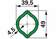 Obrázek k výrobku 73510 - Náhonová hřídel AW35, 710 mm, s levou volnoběžkou