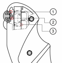 Obrázek k výrobku 62744 - Ovládací joystick 1 páčka 2 polohy bez aretace