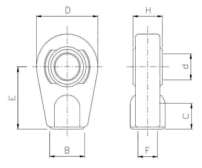 Obrázek k výrobku 0 - Návarová hlava kulatá 40mm s vnitřním závitem M30x2