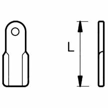 Obrázek k výrobku 42161 - Nůž mulčovací 150mm, 60x10