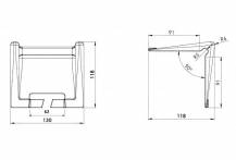 Obrázek k výrobku 60089 - Ochrana hran pro popruhy do 60 mm