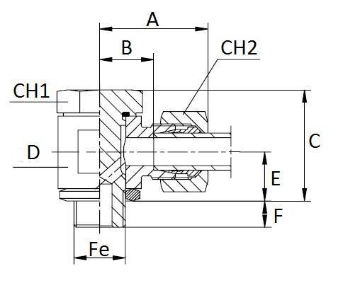 Specifikace - Otočná L spojka 1/4", typ 8L