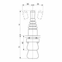 Obrázek k výrobku 56226 - Ovládací joystick 1 páčka 4 polohy