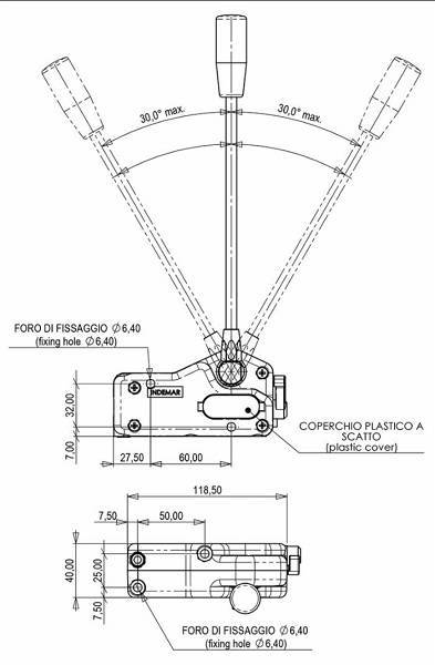 Specifikace - Ovládací páka / joystick 31756