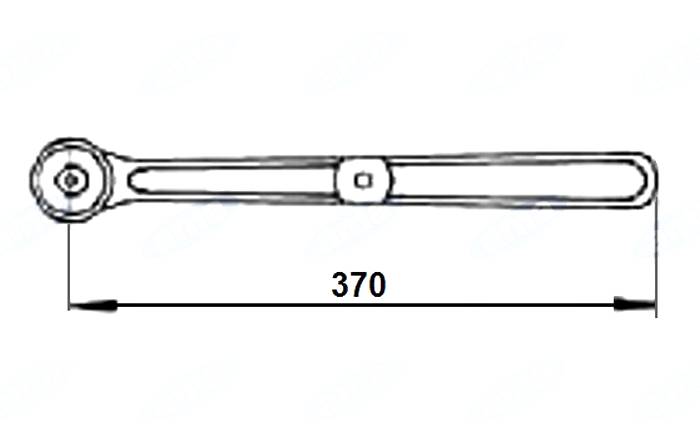 Obrázek k výrobku 27426 - Ovládací páka pro 3cestný kohout 6"