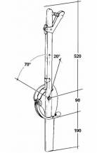 Obrázek k výrobku 56315 - Páka ruční brzdy 520mm