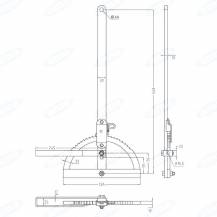 Obrázek k výrobku 60079 - Páka ruční brzdy 563 mm