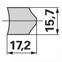 Obrázek k výrobku 70580 - Palec spojky 15,7 x 17,2 x 13 mm 55.01.03