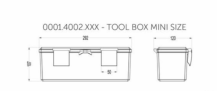 Obrázek k výrobku 63042 - Plastový box na nářadí 292x107x120mm