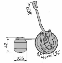 Obrázek k výrobku 59788 - Plovák do nádrže 389 mm