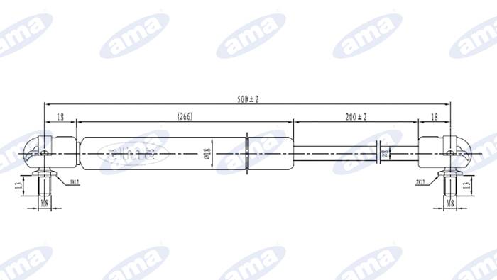 Obrázek k výrobku 36799 - Plynová vzpěra pro Fiat, JD, MF 9933355