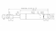 Obrázek k výrobku 60506 - Plynová vzpěra Stabilus 620319