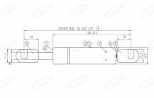 Obrázek k výrobku 60499 - Plynová vzpěra Stabilus 872660