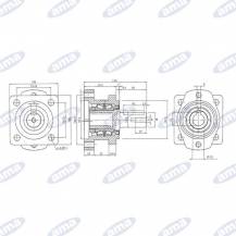 Obrázek k výrobku 59911 - Podpěra hydraulického motoru WP a WR