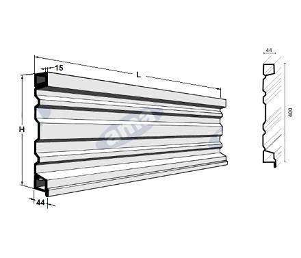 Obrázek k výrobku 26534 - Postranice  H 400mm (1KG)