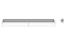 Obrázek k výrobku 62835 - Pracovní světelná lišta LED 1331mm