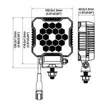 Obrázek k výrobku 72842 - Pracovní světlo LED 2800lm, 18LED s DT konektorem
