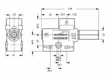 Obrázek k výrobku 59957 - Přednostní ventil Danfoss  - montáž na hadice