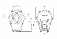 Obrázek k výrobku 22330 - Převodovka k hydraulickému čerpadlu GR. 2, 1:3, samec