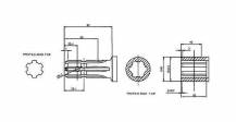 Obrázek k výrobku 54759 - Převodovka k hydraulickému čerpadlu GR. 2, 1:3,8, samice, rychlospojka