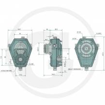 Obrázek k výrobku 35425 - Převodovka k hydraulickému čerpadlu GR. 2, 1:3,8, samice