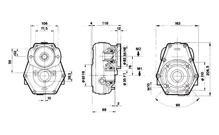 Obrázek k výrobku 21301 - Převodovka k hydraulickému motoru