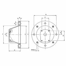 Obrázek k výrobku 11717 - Příruba hydraul. čerpadlo GR2/elektromotor, velikost 100-112