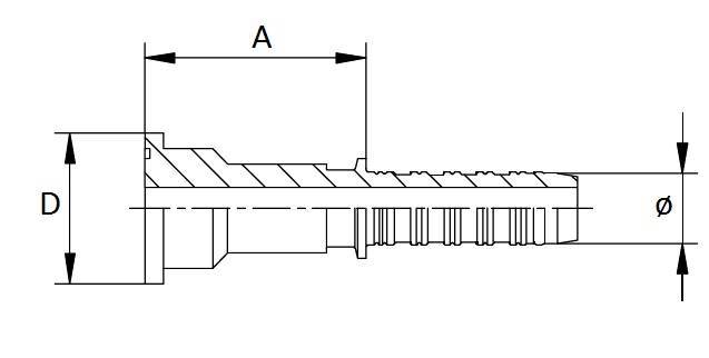 Specifikace - Přírubová lisovací armatura SAE 6000, 1", 47,6 mm