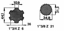 Obrázek k výrobku 60651 - Prodloužení s otvorem, délka 155mm