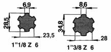 Obrázek k výrobku 54318 - Prodloužení zajištěné kolíkem, 135mm