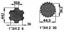 Obrázek k výrobku 54327 - Prodloužení zajištěné kolíkem, 165mm