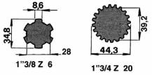 Obrázek k výrobku 60655 - Prodloužení zajištěné šroubem, 165mm