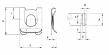 Obrázek k výrobku 61705 - Pružina pro čep Ø 10mm