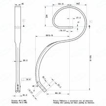 Obrázek k výrobku 61443 - pružina ,, SIDERMAN,, 45x12 mm