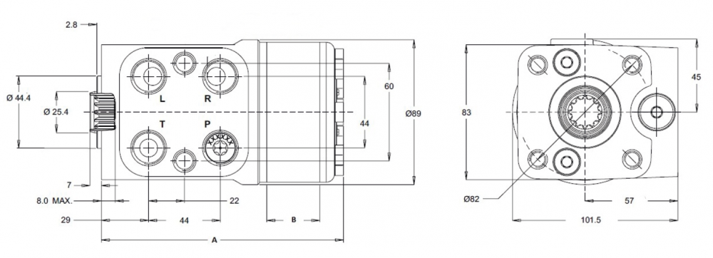 Specifikace - Řídící jednotka Danfoss OSPC 100 ON