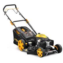 Obrázek k výrobku 62399 - Riwall PRO RPM 5355 multifunkční travní sekačka 4 v 1 s benzinovým motorem a pojezdem