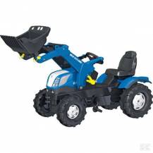Rolly Toys Dětský šlapací traktor New Holland T7 s nakladačem