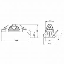 Obrázek k výrobku 62074 - Sada LED obrysových světel 12-36V (pravé, levé)