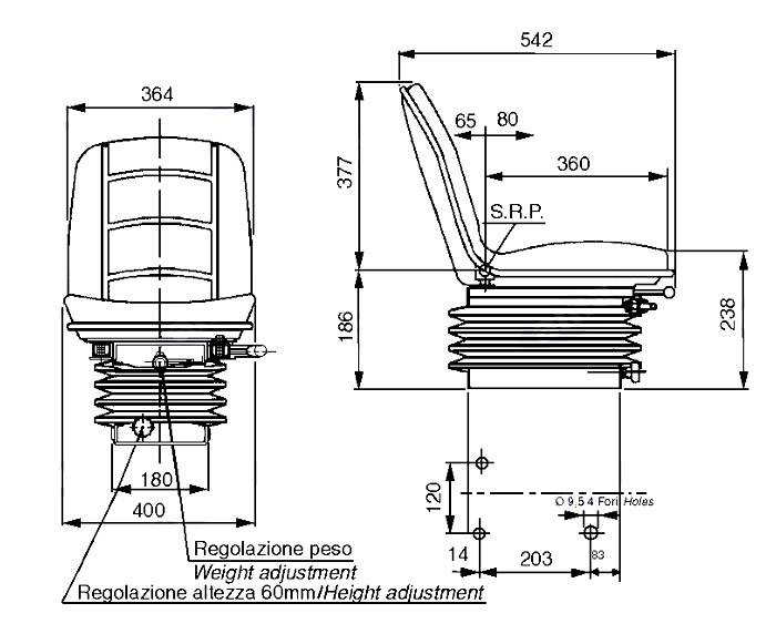 Obrázek k výrobku 20026 - Sedačka COMPACT mechanická