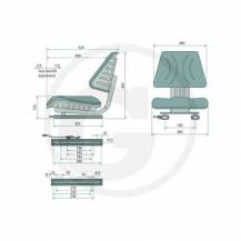 Obrázek k výrobku 28277 - Sedadlo s podélným nastavením