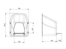 Obrázek k výrobku 125837 - Snáškové hnízdo pro slepice HF 46X37X37